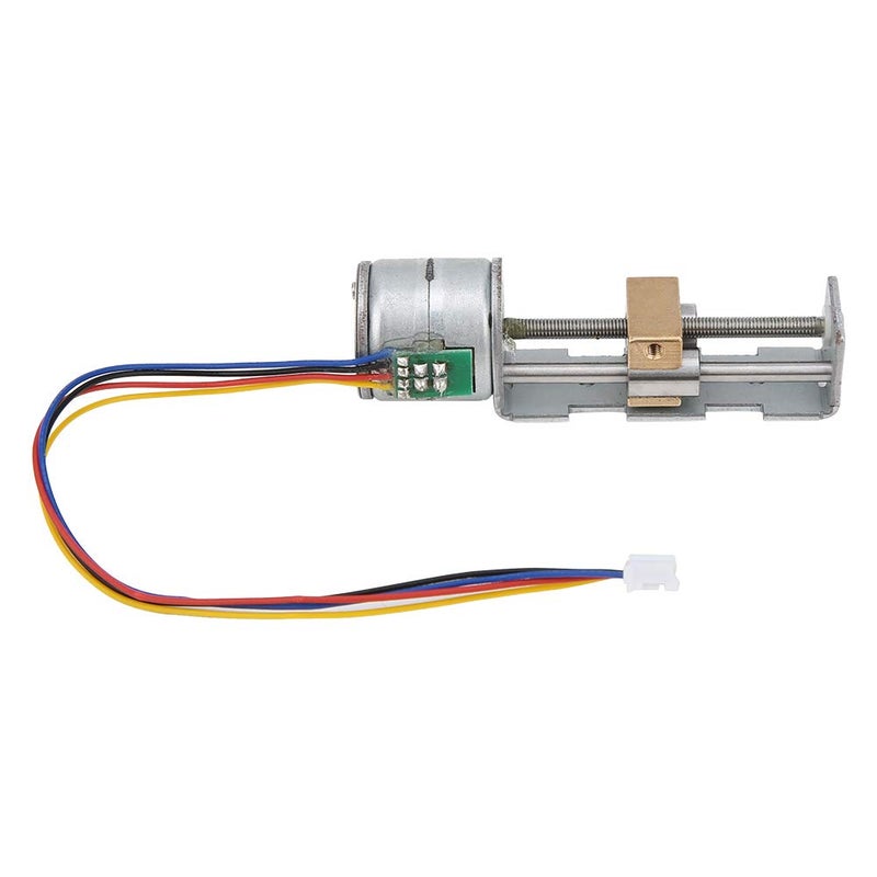 Topyond Stepper Motor, Stepper Motor Linear, Mini Linear Screw Nut Slider 2‑Phase 4‑Wire for DIY Small Sliders 20mm for DIY Laser Engraving Machine - Image 1